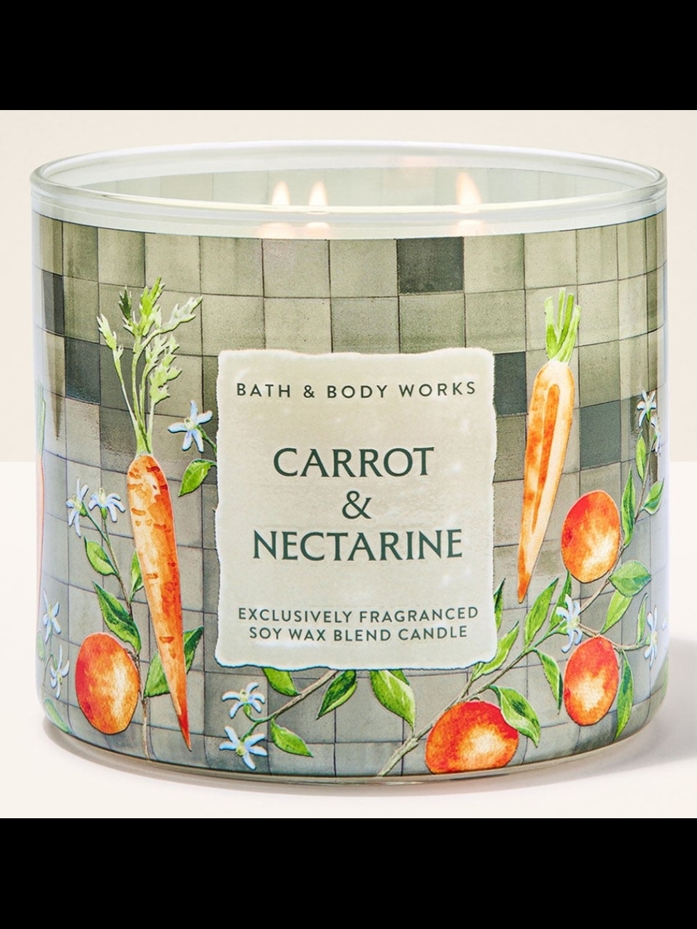 Bath & Body Works Carrot & Nectarine 3-Wick Candle